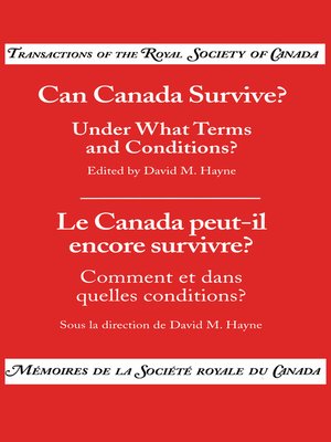 cover image of Can Canada Survive?